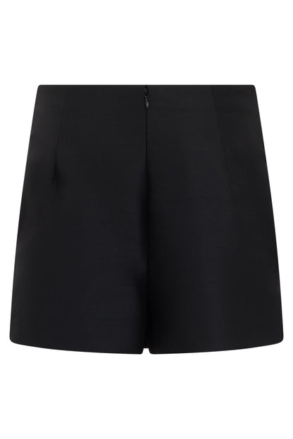 Short pants skirt in wool and silk blend RTW