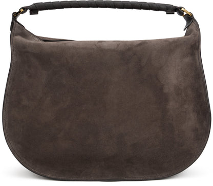 Shoulder bag Marcie in suede leather BAGS