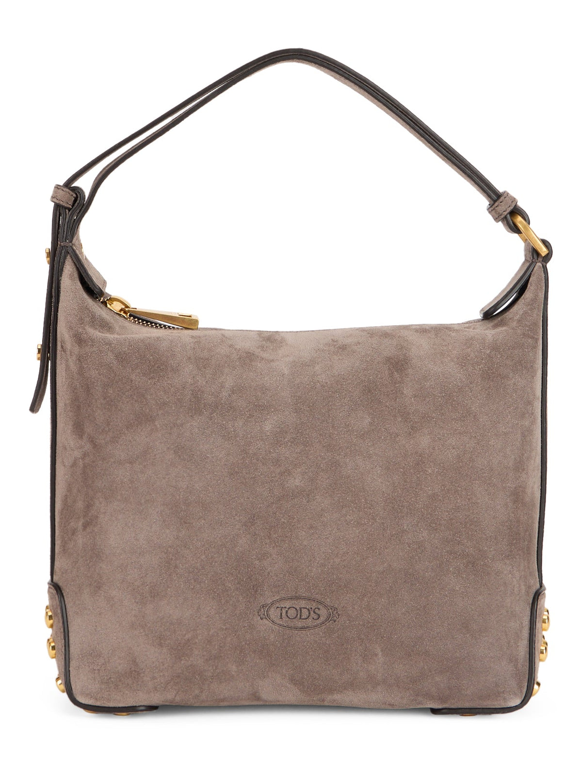 Metal Dots Mini Bag in suede BAGS