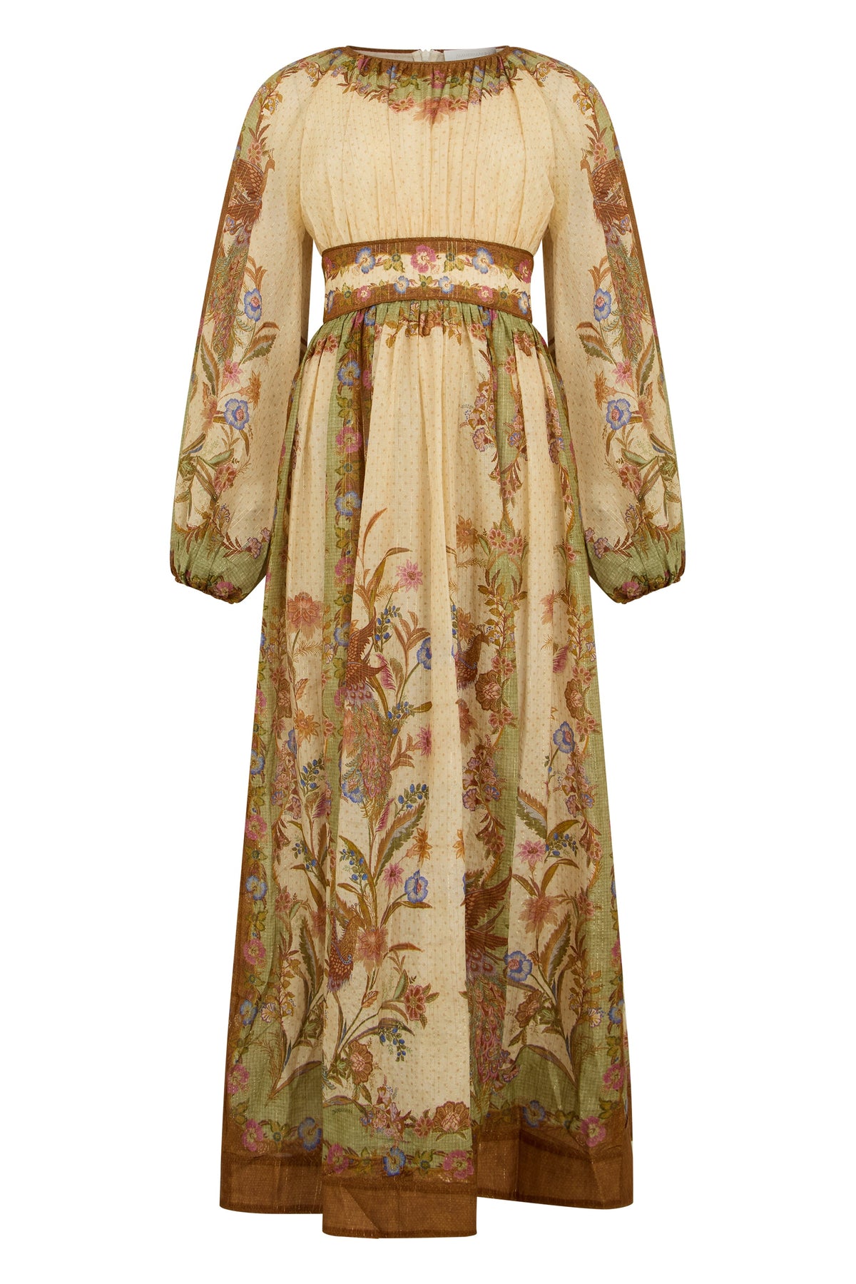 Long dress with puff sleeves RTW