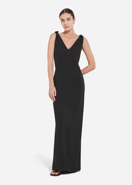 Co Pleated slip dress