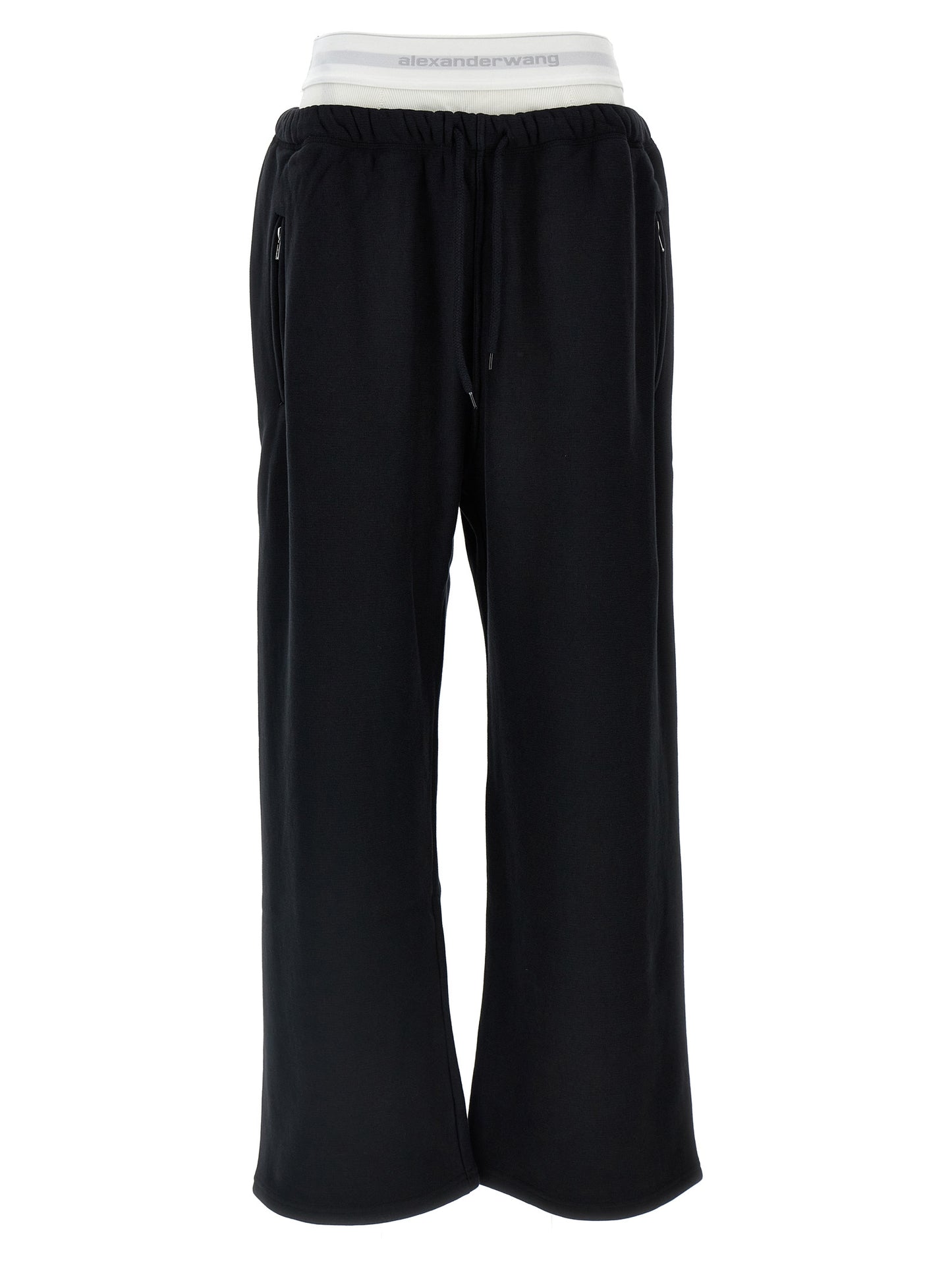 'Wide Leg W/ Logo Elastic Exposed Brief' joggers Pants