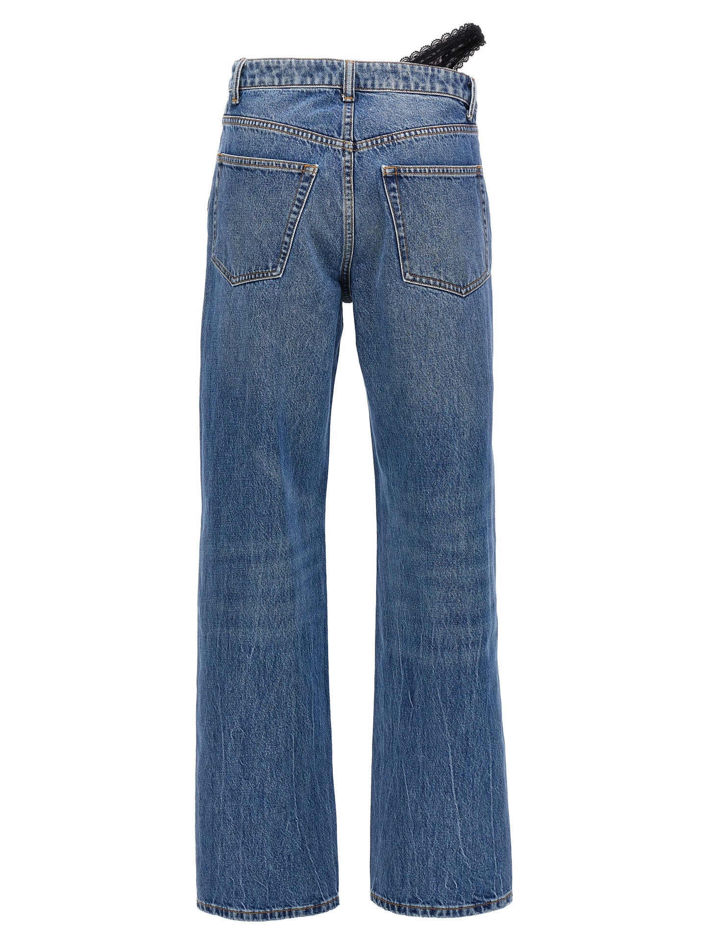 'Dip Side Lace Undie' jeans Jeans