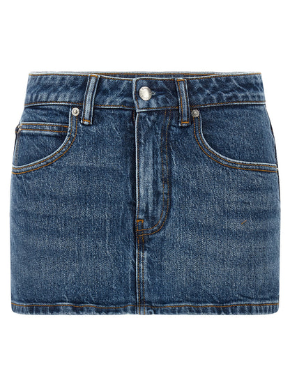 Denim skort Bermuda, short