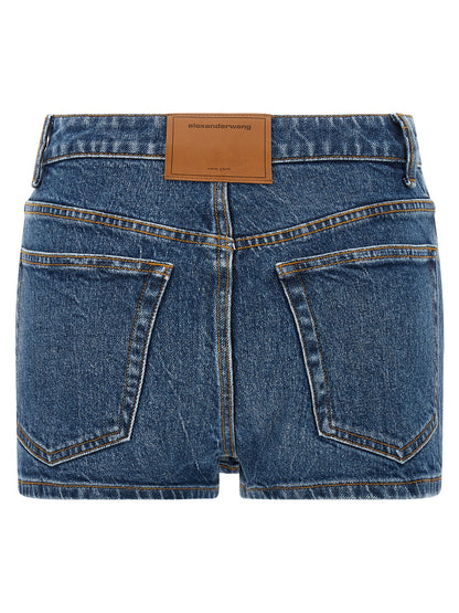 Denim skort Bermuda, short