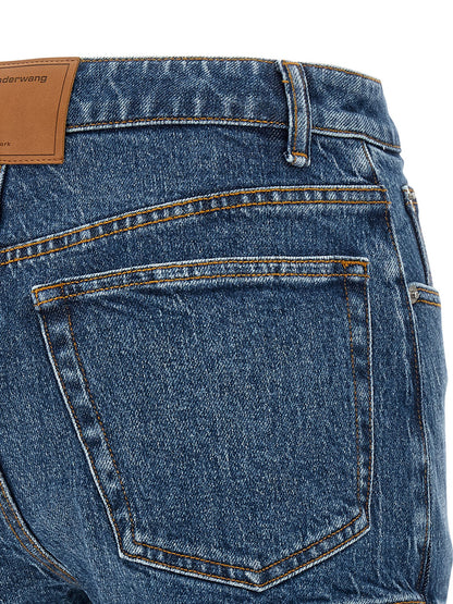 Denim skort Bermuda, short