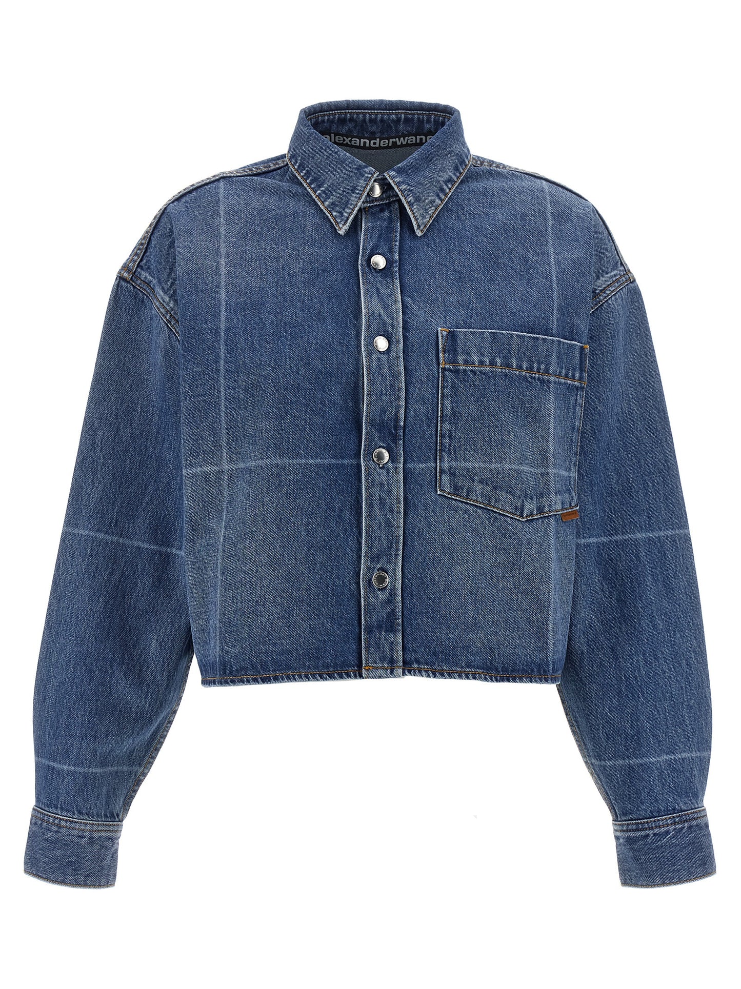 Cropped denim shirt Shirt, blouse