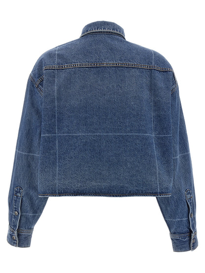 Cropped denim shirt Shirt, blouse