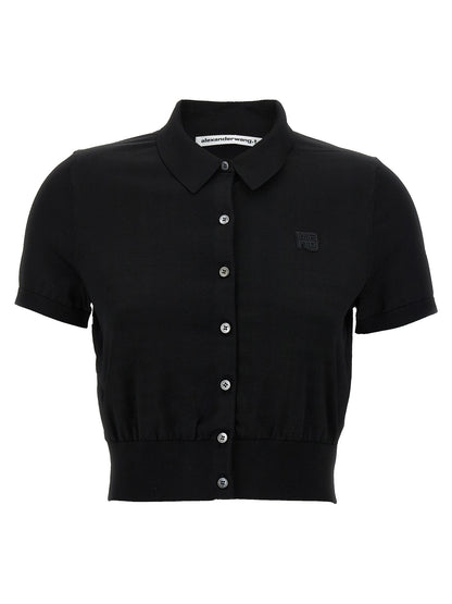 Logo patch polo shirt  Polo