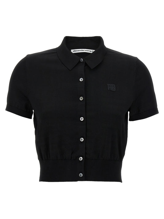 Logo patch polo shirt  Polo