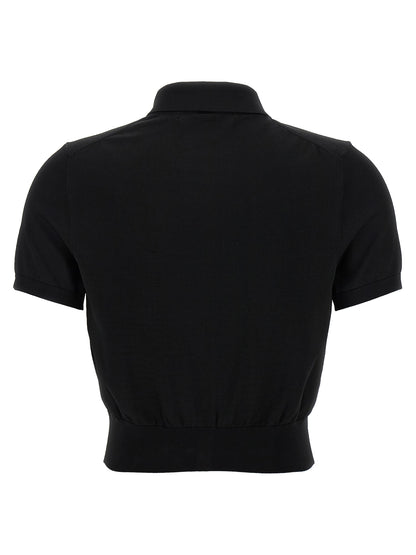 Logo patch polo shirt  Polo
