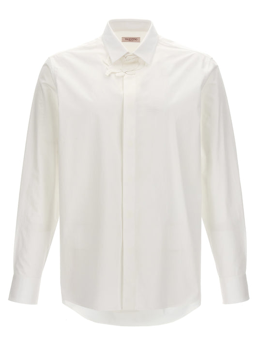 Valentino shirt with flower patch Shirt, blouse