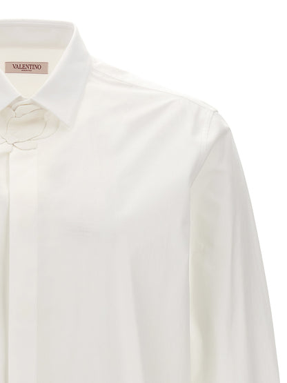 Valentino shirt with flower patch Shirt, blouse