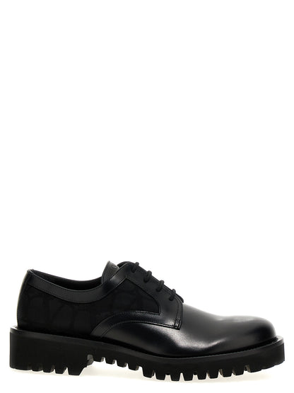 Valentino Garavani 'Toile Iconographe' derby Lace up shoes