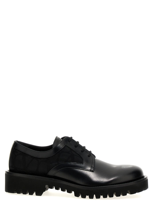 Valentino Garavani 'Toile Iconographe' derby Lace up shoes