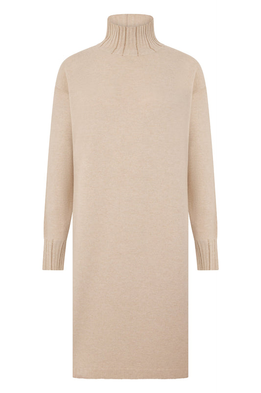 Dress with high collar RTW