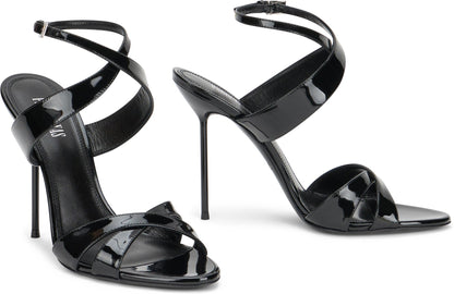 Lidia Sandals in Varnished Leather SHOES