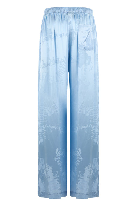 Silk pants with print RTW