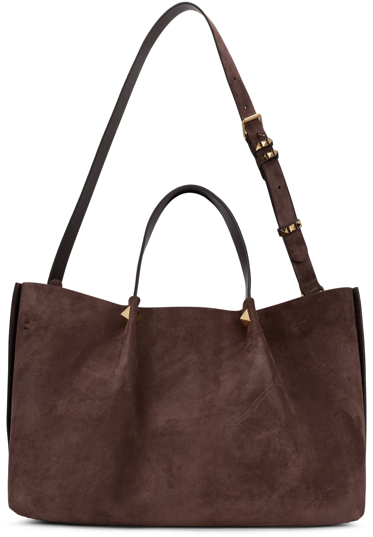 Large shopping bag in suede BAGS