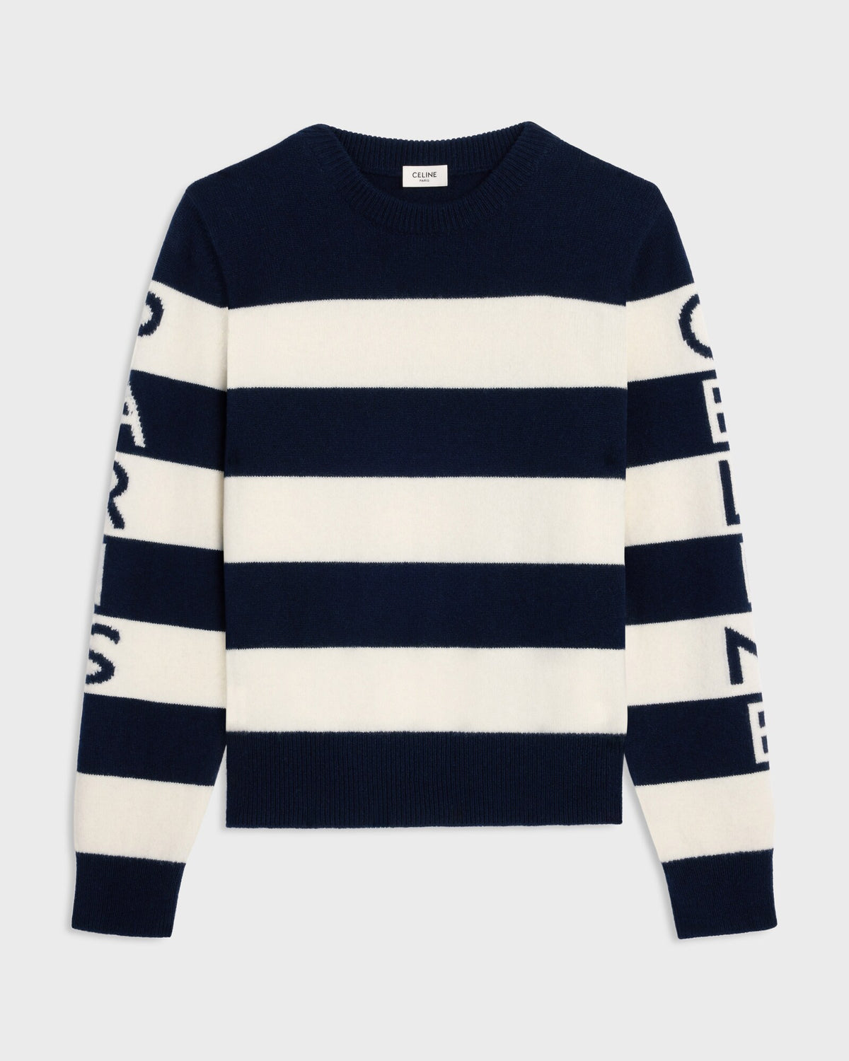 crew neck sweater in cashmere and wool RTW