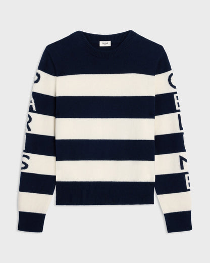 crew neck sweater in cashmere and wool RTW