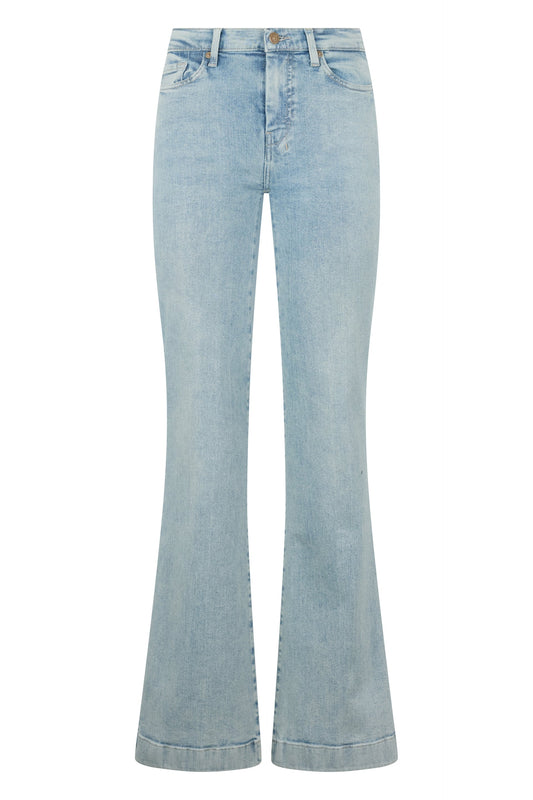 Bootcut jeans with a mid-rise SHOES