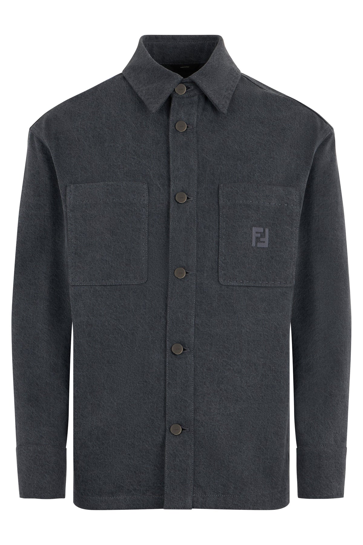 Denim shirt with embroidery RTW