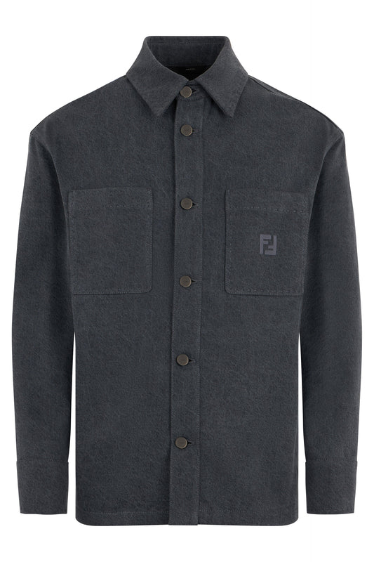 Denim shirt with embroidery RTW