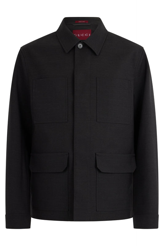Wool jacket with buttons RTW