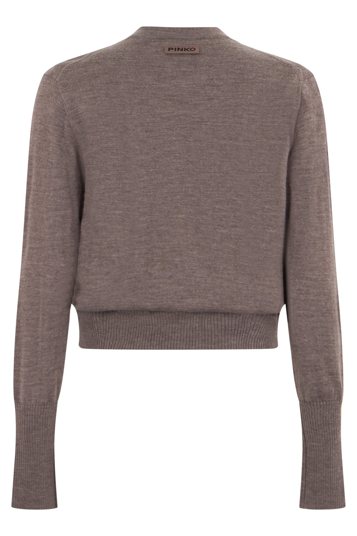 Crew neck sweater with buttons RTW