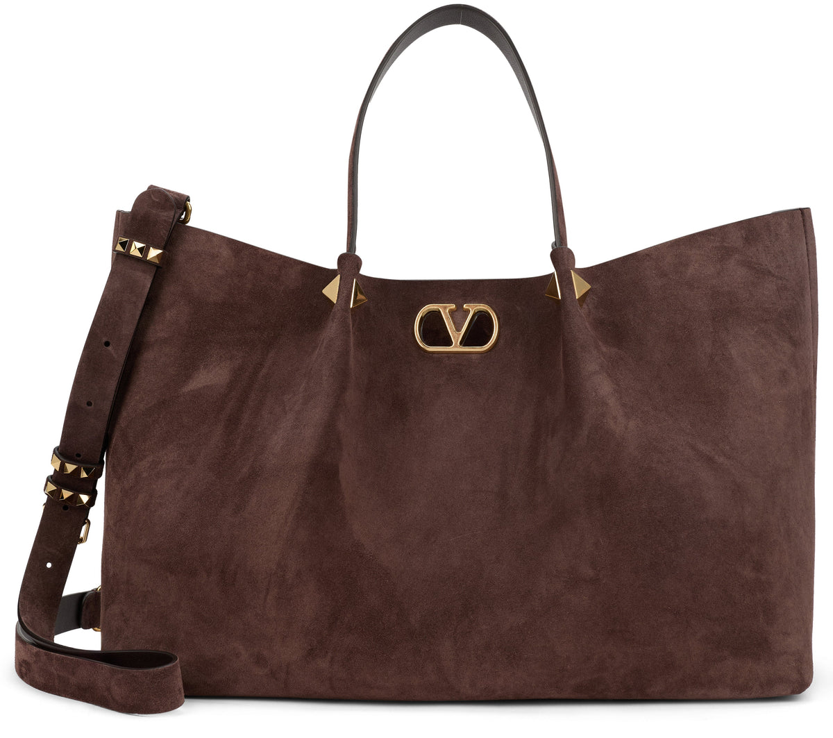 Large shopping bag in suede BAGS