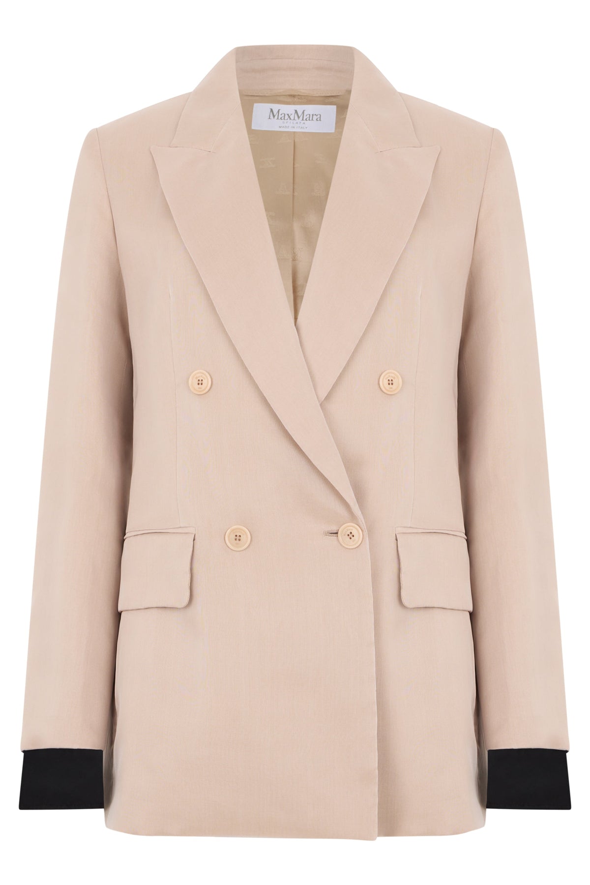 Double-breasted blazer in silk RTW