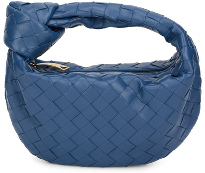 Purse passepartout Jodie mini in nappa with woven design RTW