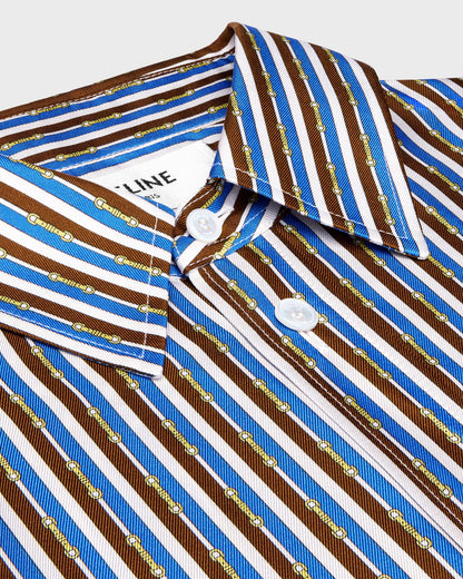 Striped silk twill shirt RTW