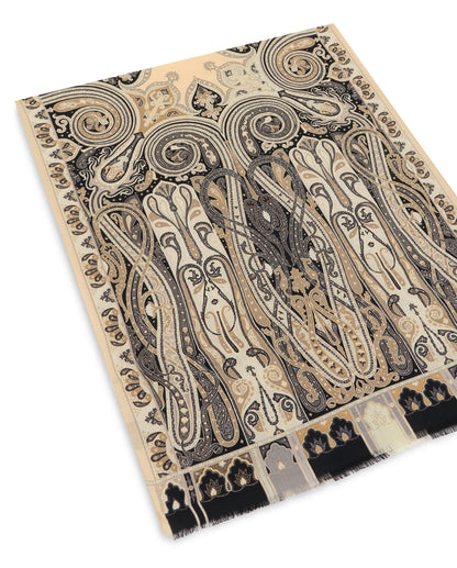 Scarf with paisley print ACC