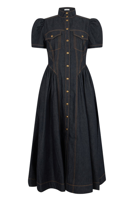 Midi dress in denim RTW