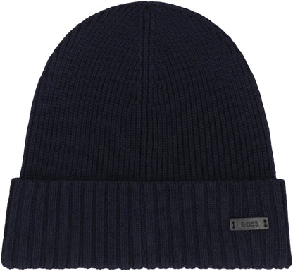 Beret made of virgin wool with logo RTW