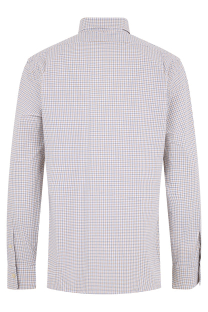 Checkered cotton poplin shirt RTW