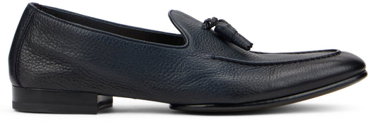 Loafer in wrinkled leather RTW