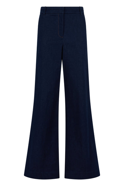 Bell-bottom denim pants RTW