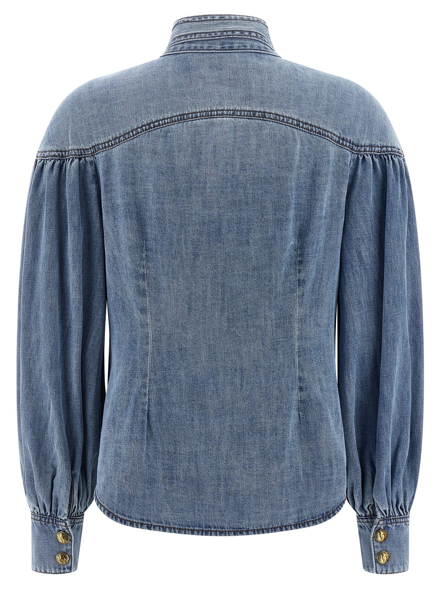 Denim shirt Shirt, blouse