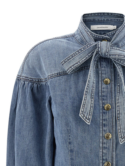 Denim shirt Shirt, blouse
