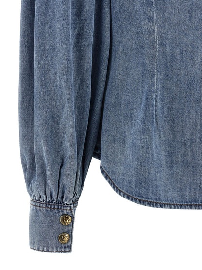 Denim shirt Shirt, blouse