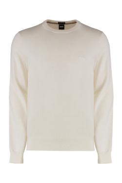 BOSS virgin wool crew-neck sweater
