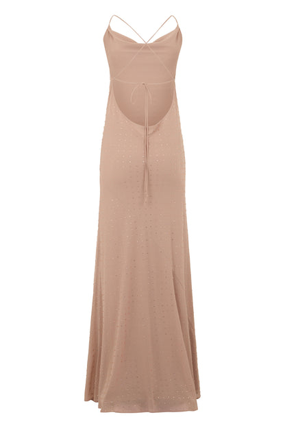 Long dress with rhinestones RTW
