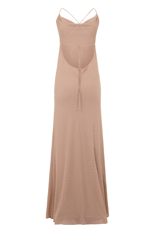 Long dress with rhinestones RTW