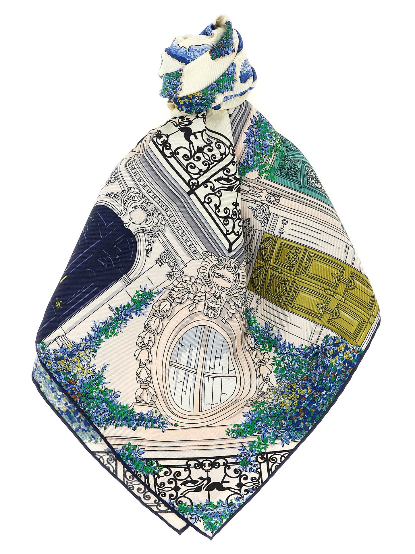 '90 Jardin Parisien' scarf Scarves, foulards