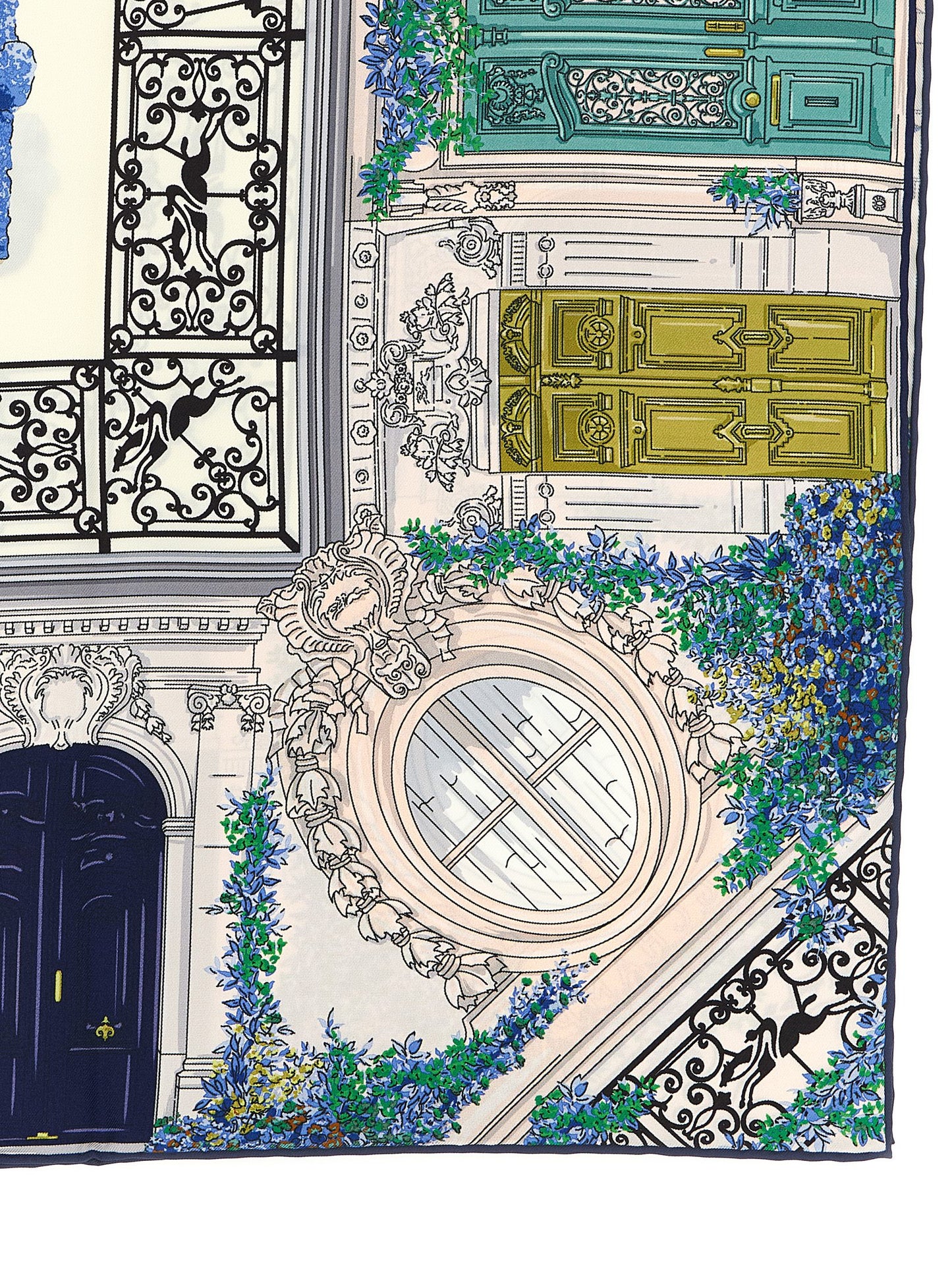 '90 Jardin Parisien' scarf Scarves, foulards