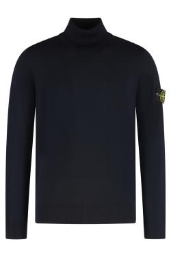 Stone Island Sweater with turtleneck in wool