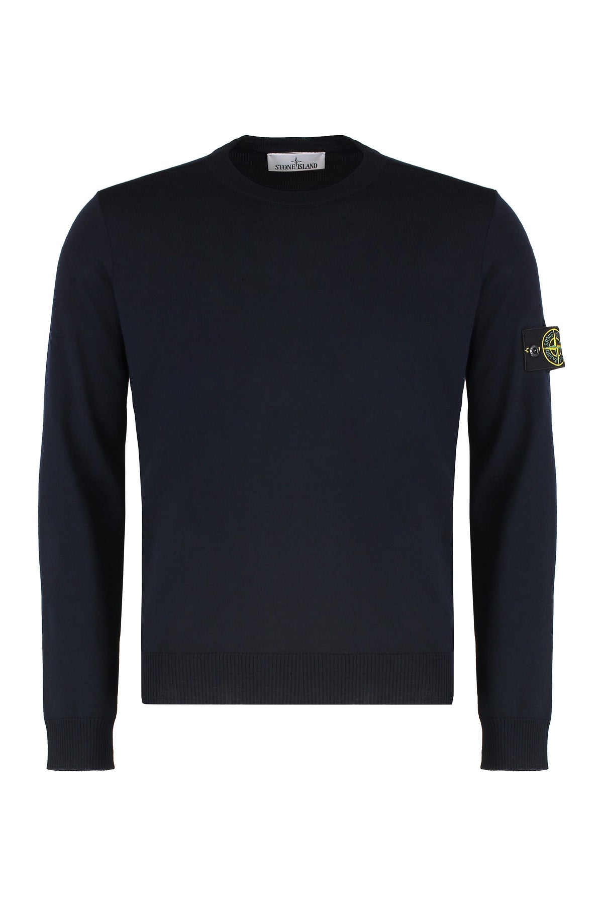 Stone Island Sweater with round neck in virgin wool